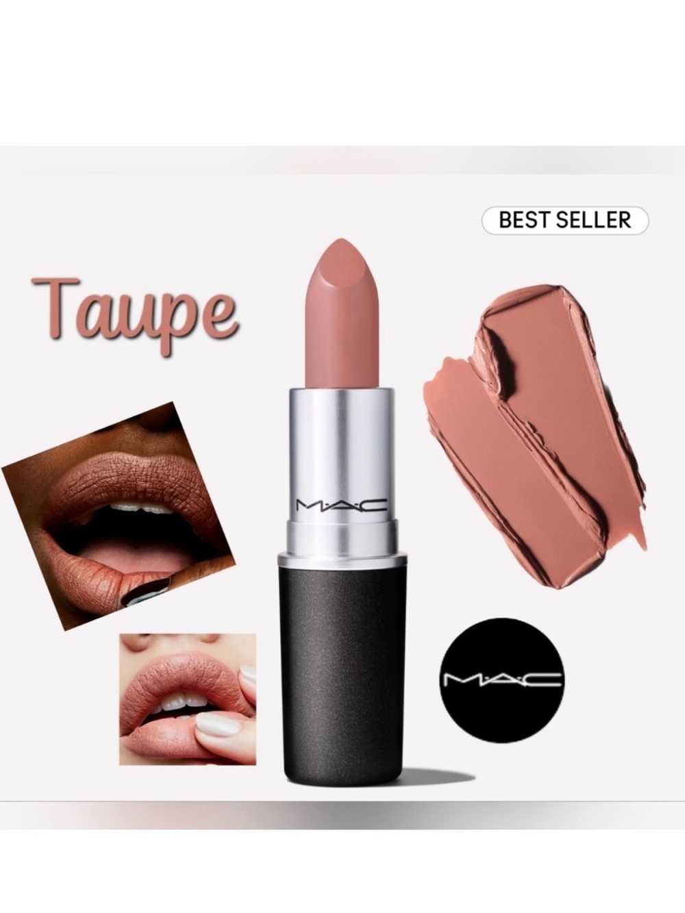 Taupe | Matte Lipstick | Mac Cosmetics | Brand New in Box | Authentic